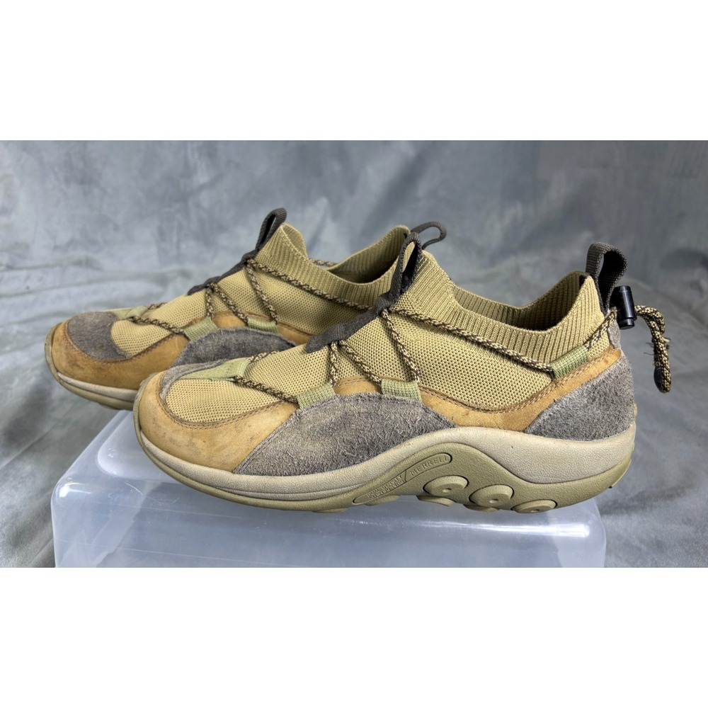 Merrell Mens Jungle Moc Explorer Coyote Tan Hiking Outdoor Sneaker Shoes  9.5